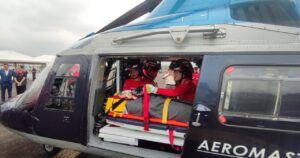 Ambulancia aérea lista para salvar vidas