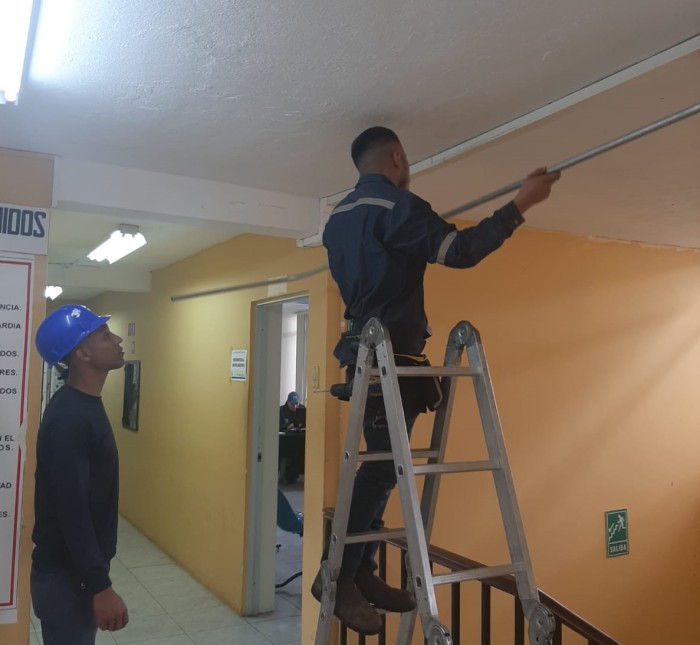 EQUIPAMIENTO. Las cámaras fueron instaladas hace pocos días.