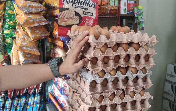 ABASTECIMIENTO. La venta de huevos y pollos continúa con normalidad.