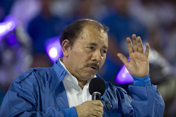 El régimen de Nicaragua, Daniel Ortega es cuestionado por organizaciones humanitarias. EFE