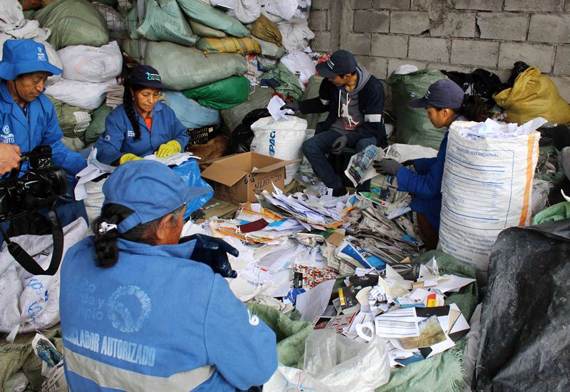 Impacto. El 26% de los residuos sólidos de Quito puede ser aprovechado mediante el reciclaje y ser una fuente de ingreso para los gestores ambientales.