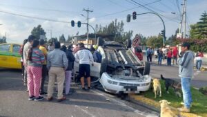 Dos heridos en accidente de tránsito en La Joya, en Ambato
