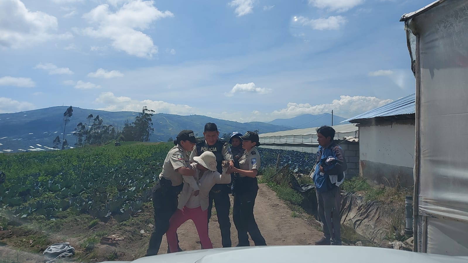 La madre agresora está en estado de gestación por lo que ya se encuentra en libertad.