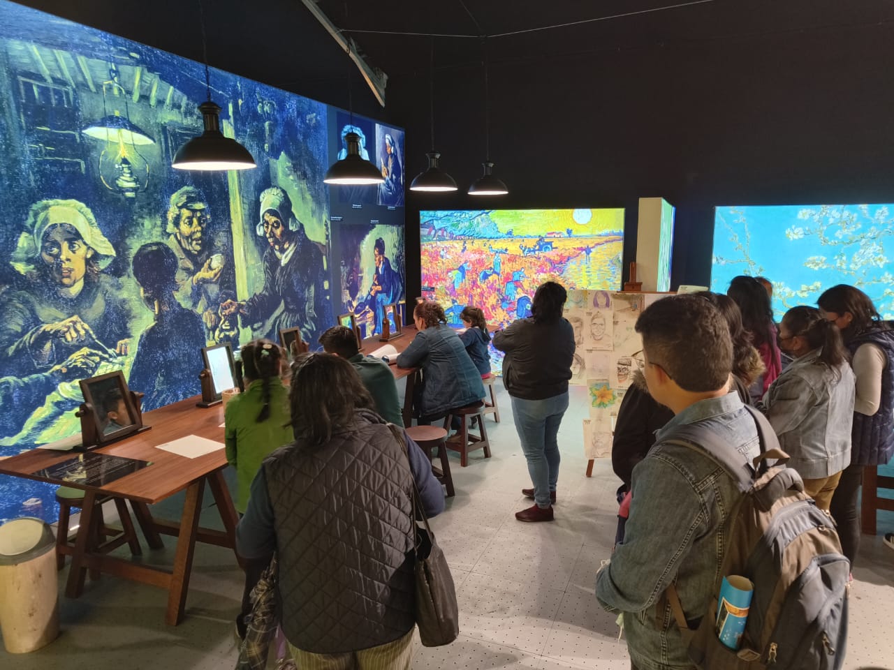 Niños podrán presentar sus obras de arte en la exposición de Van Gogh, en Ecuador