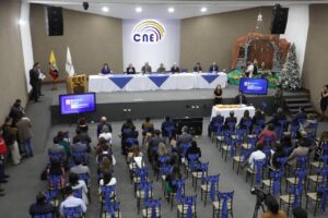 Comité Nacional entregó preguntas a los 17 moderadores de Ecuador Debate 2023