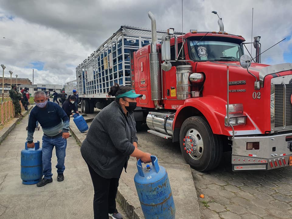Sistema. Actualmente el gas en Tulcán se distribuye en camiones, pero bajo un sistema de cupos por cada familia.