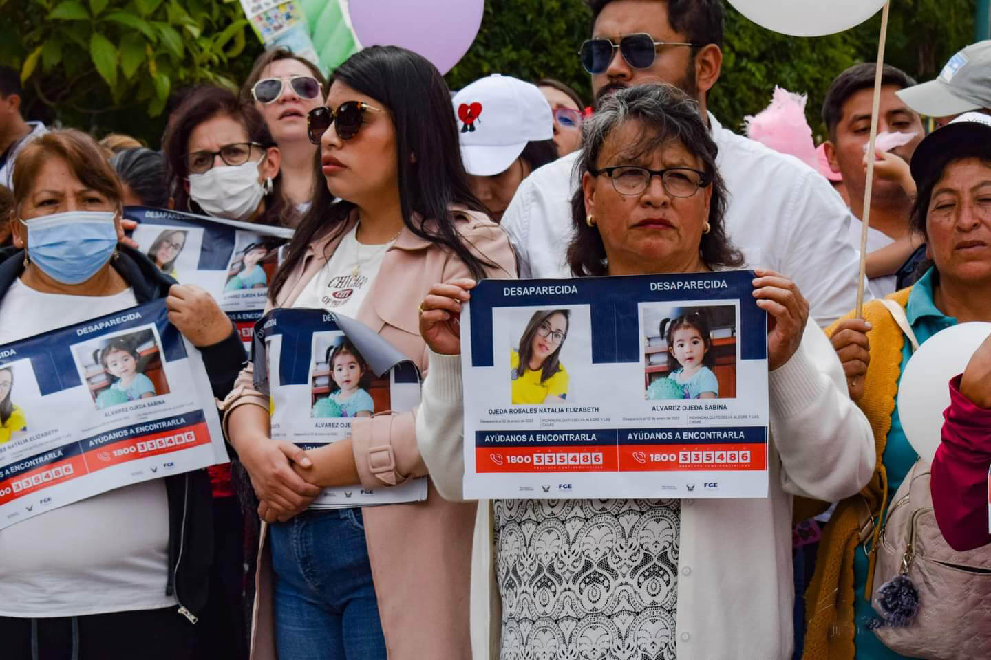 En Patate decenas de personas se dieron cita en apoyo a la familia de N