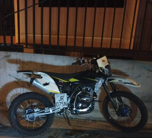 Policía recupera moto robada al sur de Ambato