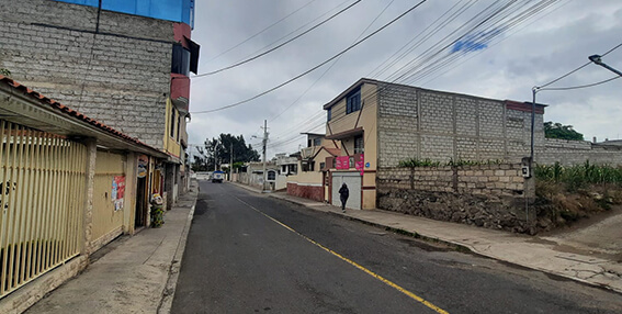 Este es el sitio en el que se cometió el ilícito que ha sembrado temor en la localidad.