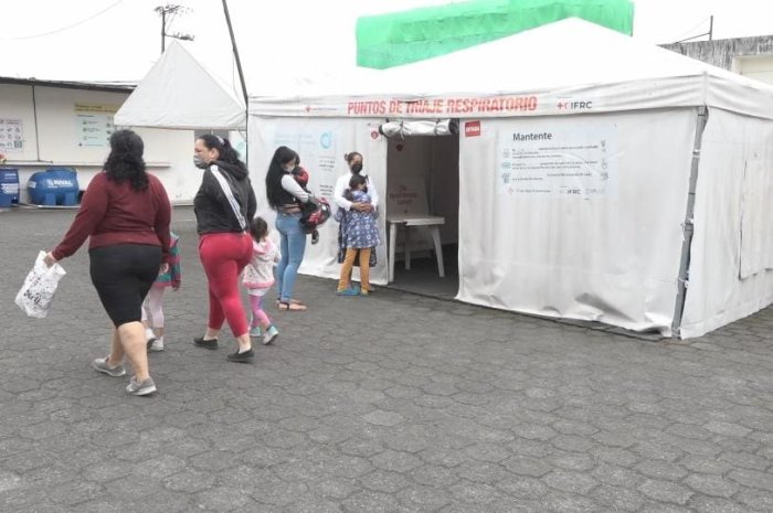 REFERENCIAL. En los triajes hay demanda de pacientes que presentan problemas respiratorios.