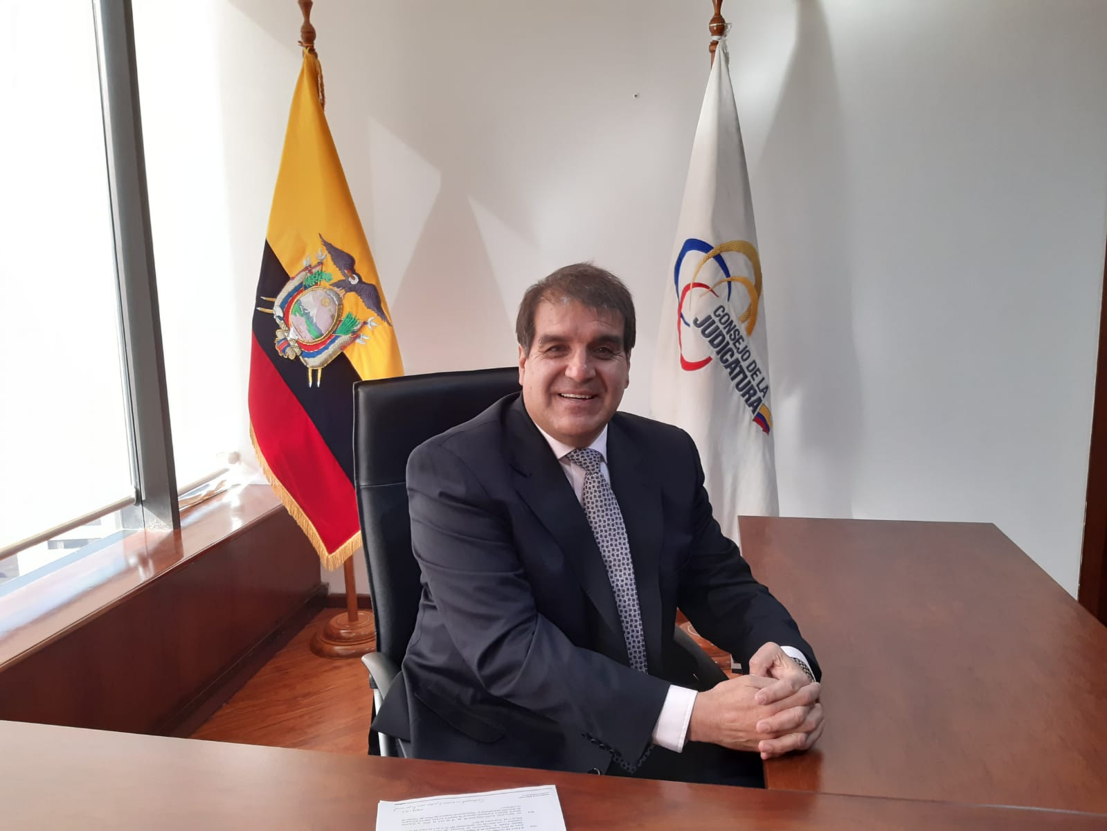 Álvaro Román asumió, temporalmente, la presidencia del Consejo de la Judicatura