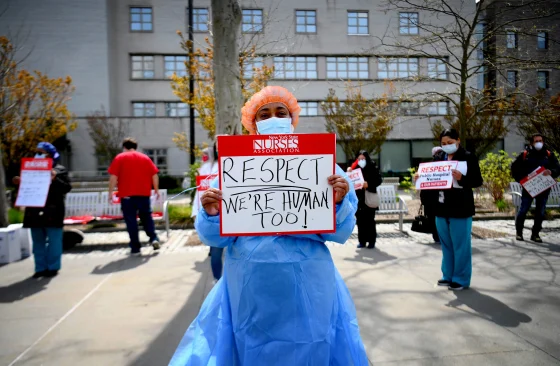 Más de 10.000 enfermeras de Nueva York convocan diez días de huelga