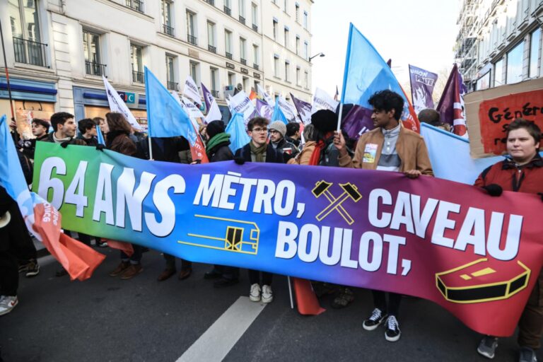 Manifestacion Francia Pensiones