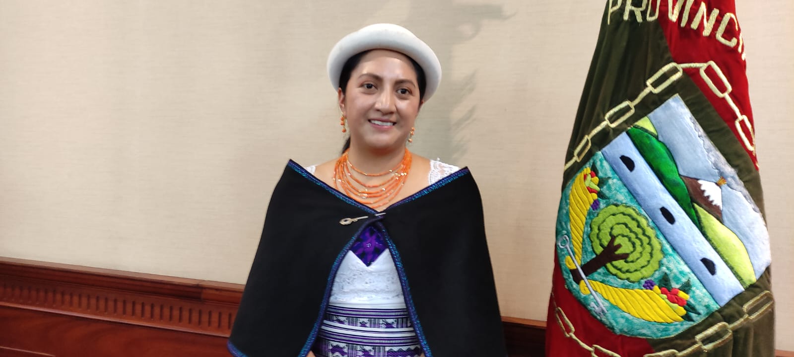Diana Caiza: ‘recibo este cargo con mucha felicidad, pero sobre todo con gran responsabilidad’