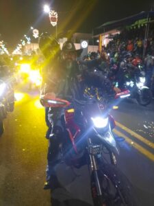 Cerrando la Ronda estuvieron los Jinetes de Tungurahua a bordo de sus motocicletas. 