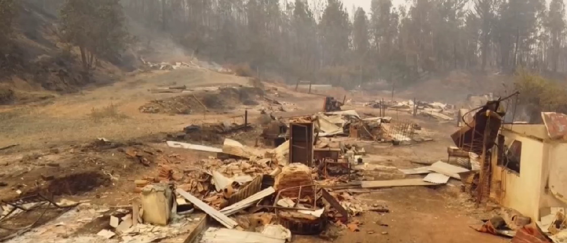 Virulentos incendios en Chile dejan al menos 13 muertos