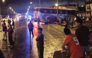 Un fallecido en accidente de bus interprovincial