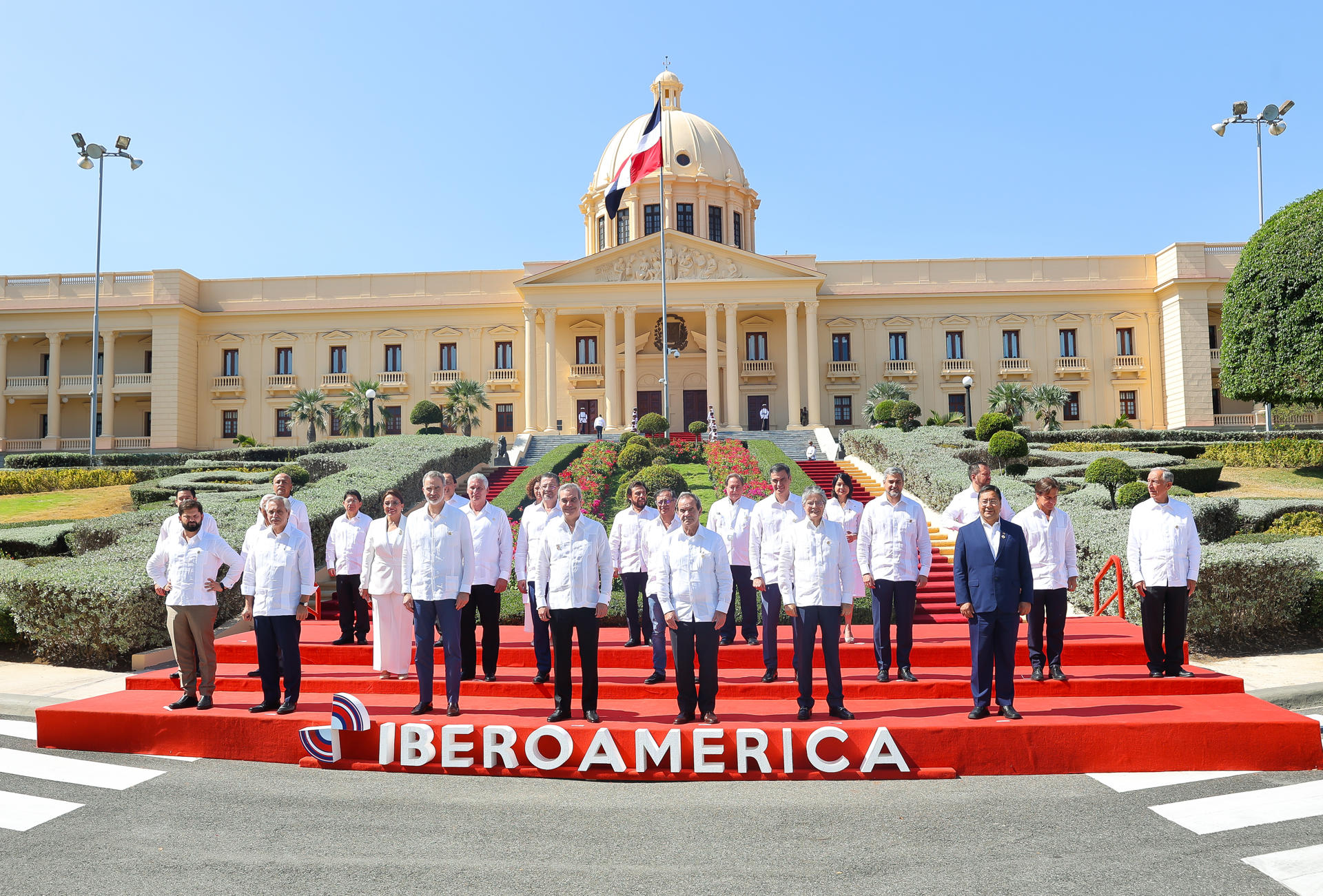 Presencia. Fueron 22 mandatarios los que participaron de la Cumbre en República Dominicana.