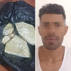 En la Esteban Godoy detienen a sujeto con 520 dosis de cocaína
