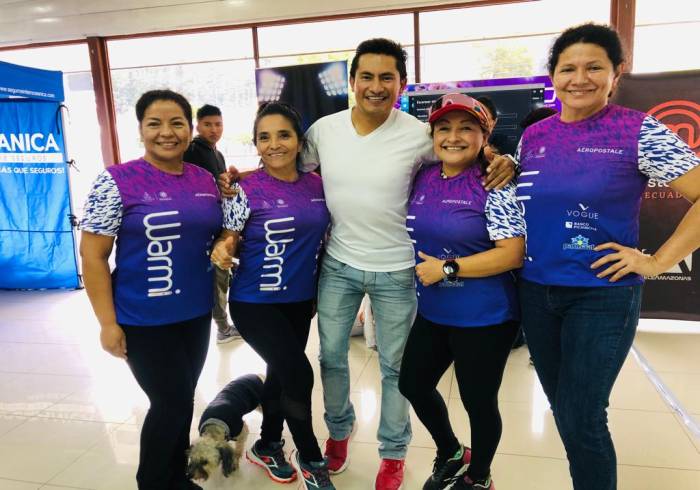 Atletas de Santo Domingo participaron en el Warmi