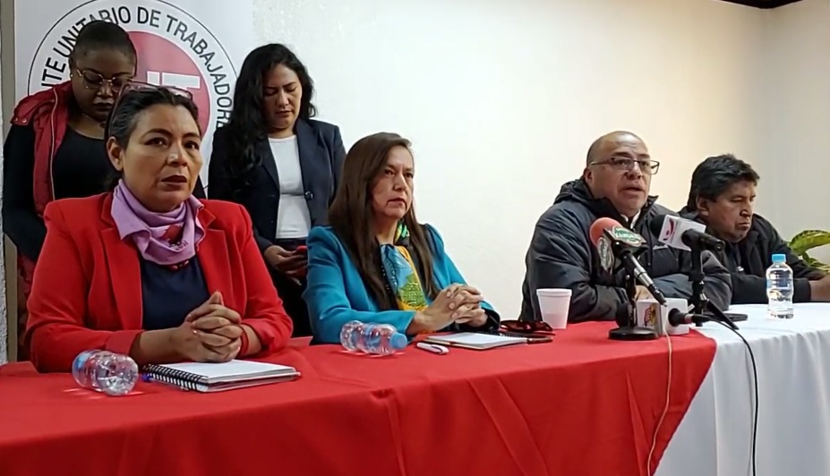 DEFENSA. La dirigente sindical Marcela Arellano indicó que mantendrán el proceso de movilizaciones permanentes aprobado el 14 de enero de este año.
