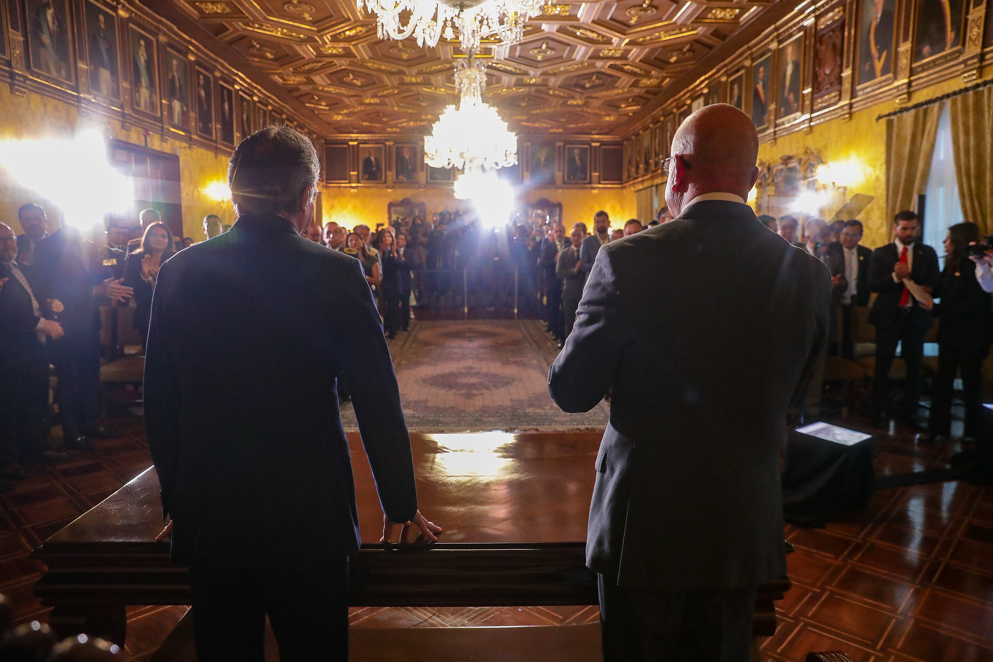 Guillermo Lasso y Alfredo Borrero