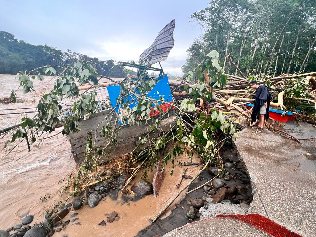 SITUACIÓN. Por la tarabita se llegaba a la comuna Flor del Valle.