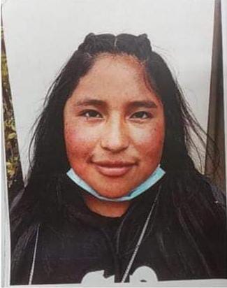 Johanna Estefanía Llugsha Chango está desaparecida