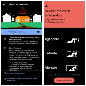 Cómo activar las alertas de terremoto de Android