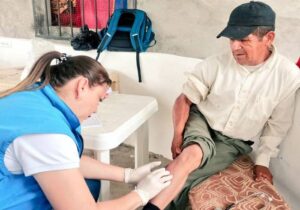 Invierno afectó a centro de salud en Valle Hermoso