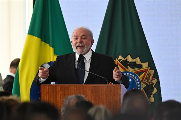 Mando. El presidente de Brasil, Luiz Inácio Lula da Silva.