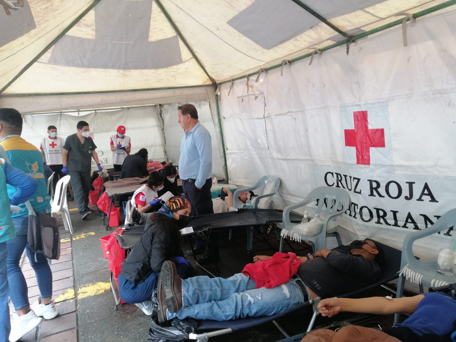 Campaña de donación de sangre en dos cantones de Tungurahua