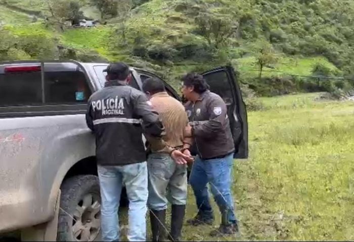 RESULTADO. Agentes policiales atraparon al quinto más buscado de la provincia Tsáchila.