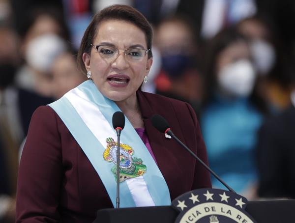 Registro. La presidenta de Honduras, Xiomara Castro, se pronunció tras los motines carcelarios.