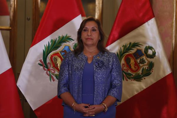 Personaje. La presidenta de Perú, Dina Boluarte.