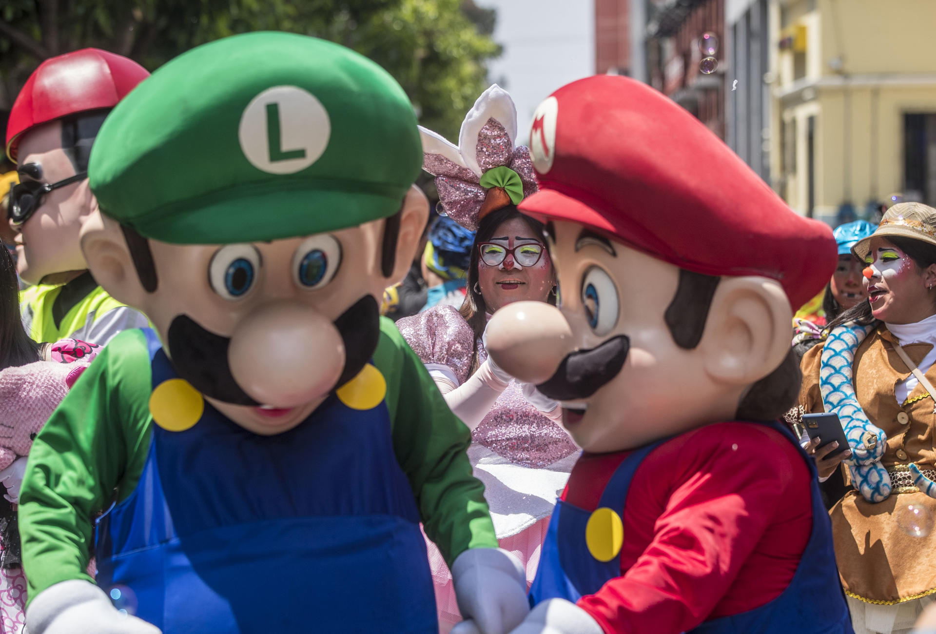 Mario Bros y Luigi