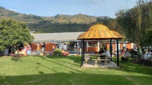 Piscinas y huertos, dos atractivos turísticos del barrio Quinlata de Patate