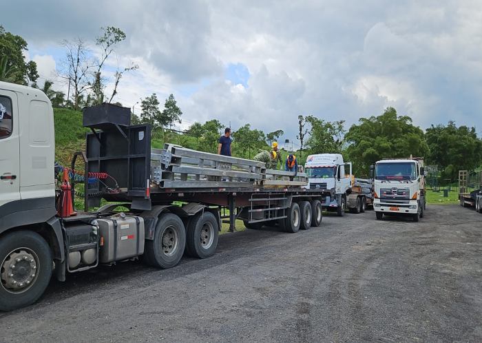 En tres meses se habilita el puente provisional sobre el río Blanco