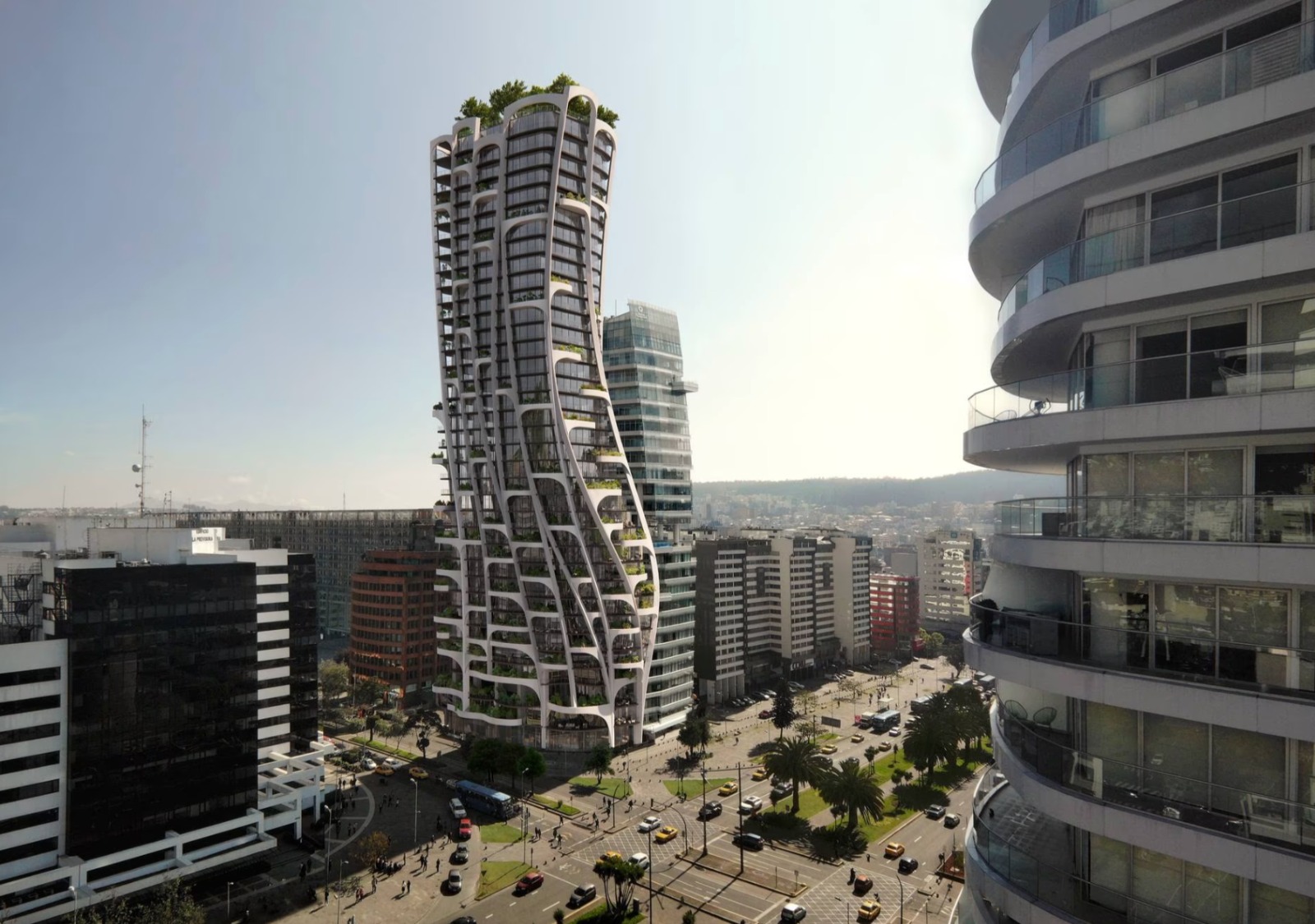 Qondesa: el segundo y más alto rascacielos en Quito es una experiencia futurista de privilegiada ubicación