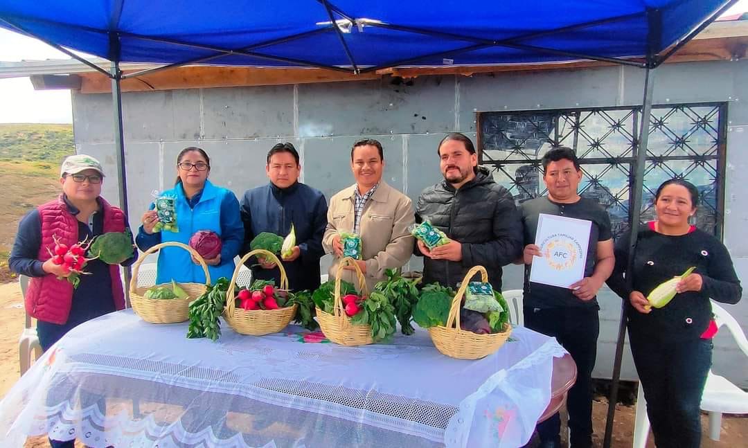 Hortalizas y frutas frescas cultivadas en el cantón Saraguro obtienen el sello de la AFC