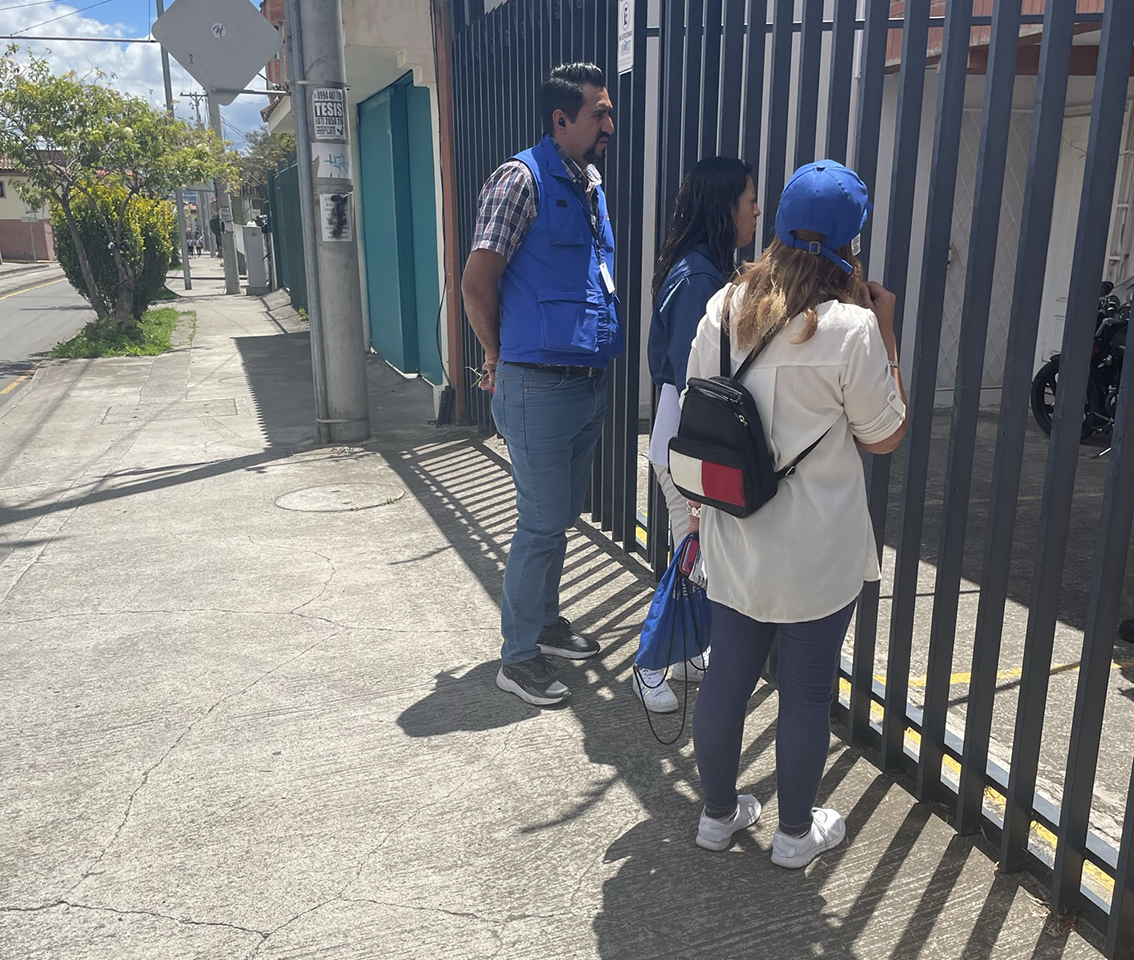 Los censistas recorrieron todo el país para levantar información estadística.