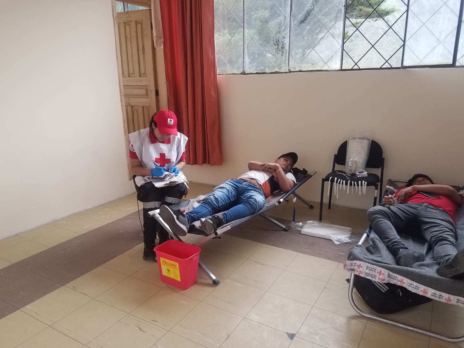 Campaña de donación de sangre en Ambato