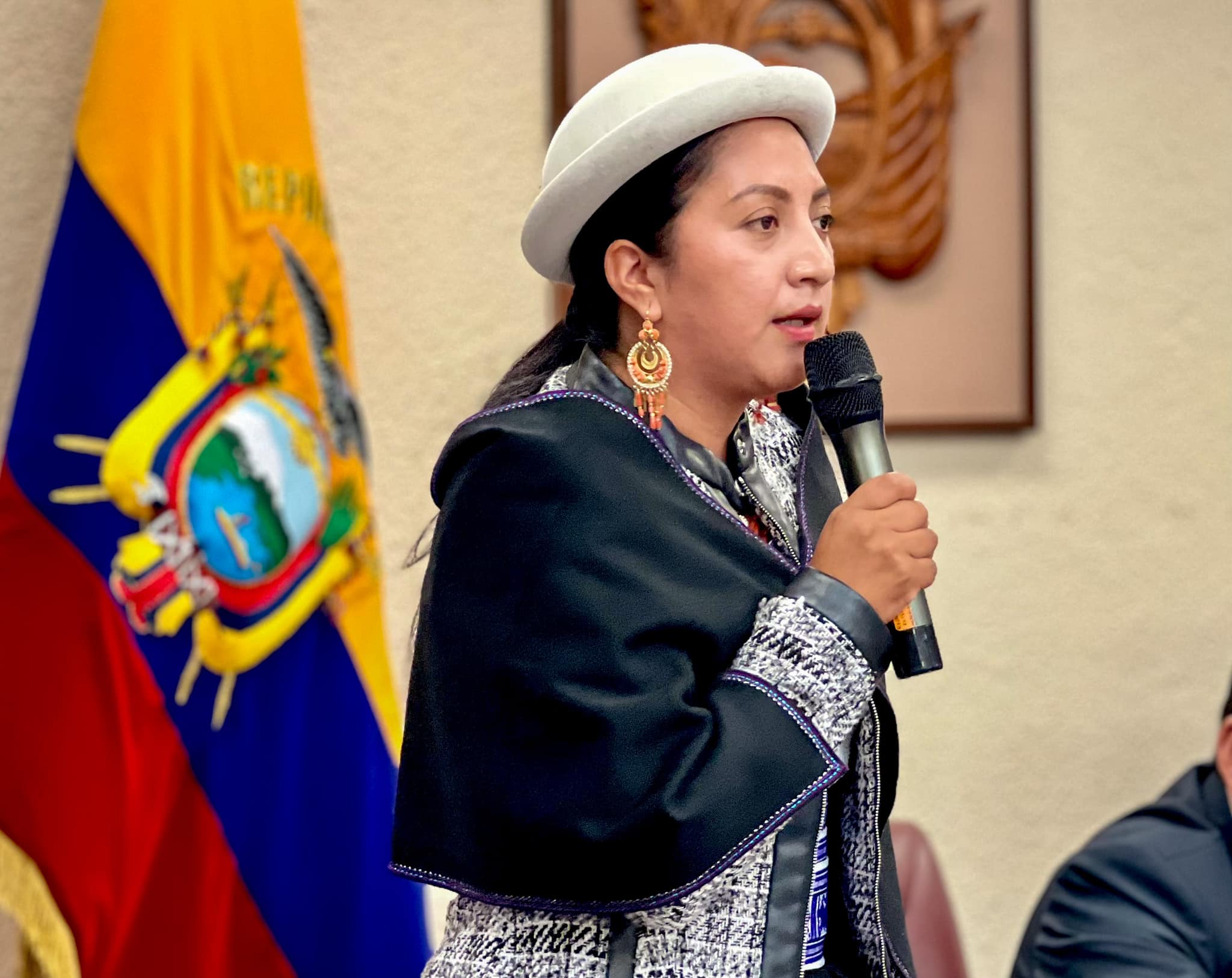 Las próximas horas determinarán el futuro de la posesión de Diana Caiza como alcaldesa de Ambato.