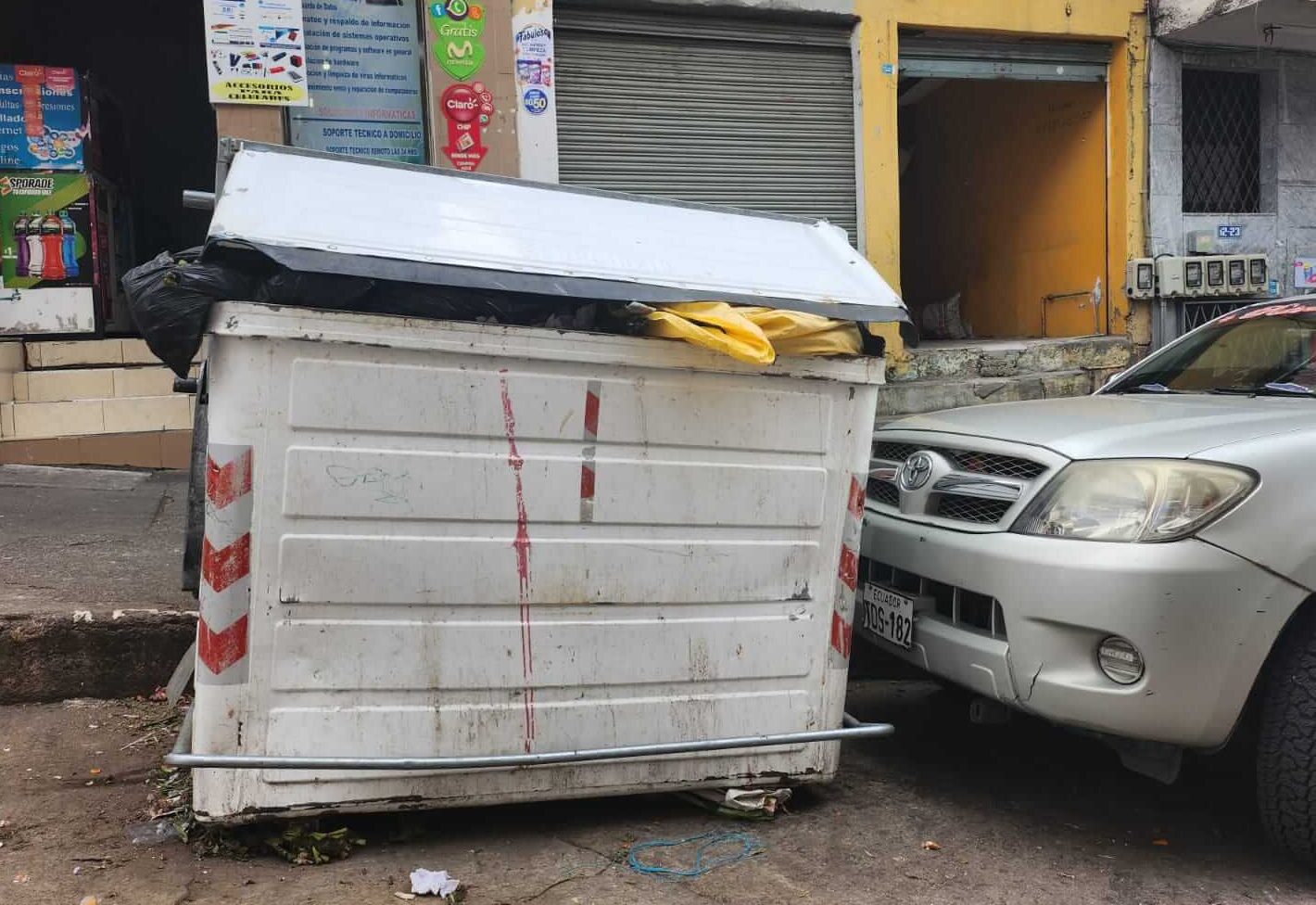 Falta de ecotachos preocupa a varios sectores de Ambato
