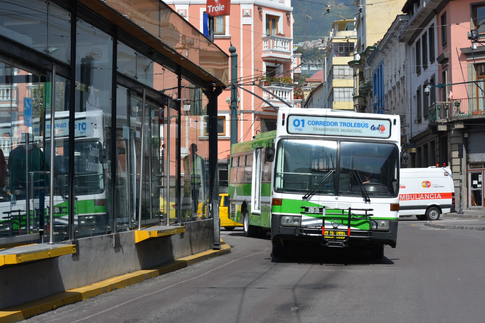 Transporte Trolebús tendrá 11 paradas inhabilitadas.