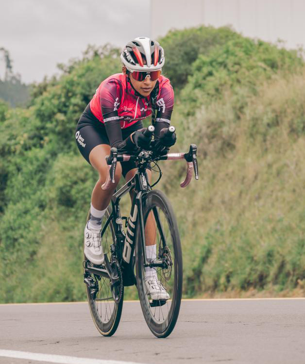 Karol Masabanda comenzó a practicar el ciclismo de élite desde los 11 años.