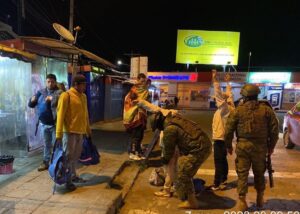 Se incrementa el número de detenidos por operaciones militares en Guayas, Esmeradas, Los Ríos y Santa Elena