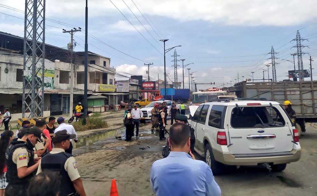 Un muerto y cinco heridos por atentado al nuevo Alcalde de Durán