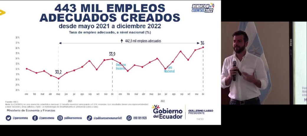 Ministro de Economía descarta el envío de reforma laboral como decreto ley de urgencia económica