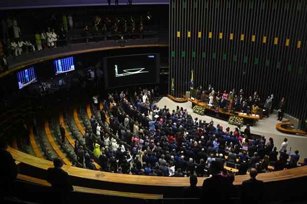 LEGISLACIÓN. Una sesión en el Congreso Nacional, en Brasilia (Brasil). EFE